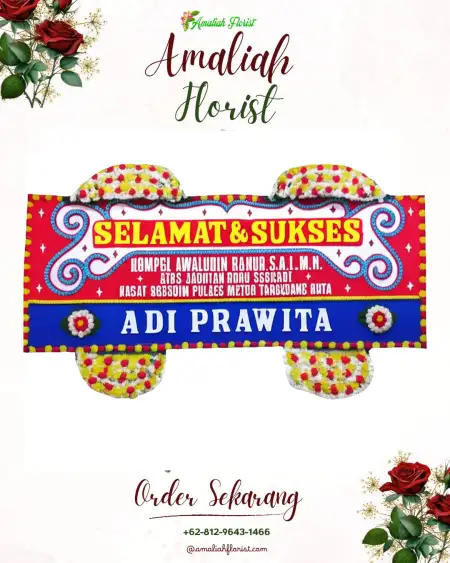 Papan Bunga Ucapan Selamat Pasar Padi